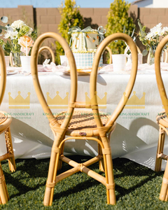 Sillas Infantiles de Ratán Hechas a Mano para Alquiler en Fiestas, Cumpleaños, Bodas, Recepciones, Decoración Boho para Guardería y Photo Booth - Product Image 6