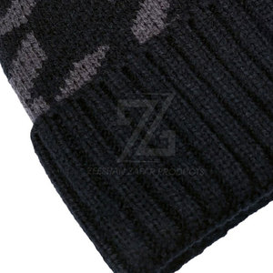 Unisex <b>Beanie</b> <b>Hat</b> Stylish Knitted Design Warm Fabric Comfortable Fit Suitable For Winter Casual Outfit - Product Image 5