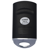Telecomando RF Universale 315/433MHz a Codice Fisso e Programmabile, Struttura in Metallo, Funzione Privacy, 4 Pulsanti per Porte da Garage