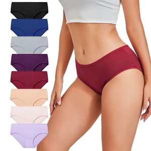 กางเกงในสตรีแบบแพ็คหลายตัว ผ้าเนื้อนุ่ม ไร้ตะเข็บ แบบฮิปสเตอร์ - Product Image 3