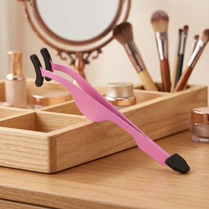 Pince à épiler pour sourcils en acier inoxydable de haute qualité, pointes lisses, logo personnalisé, outil de maquillage précis et durable, modèle DANTRIC IMPLANTS - Product Image 4