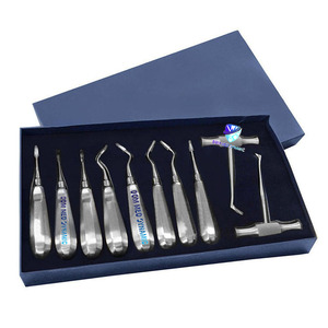 ชุดอุปกรณ์ถอนรากฟันแบบ Ergonomic 10 ชิ้น ทำจากสแตนเลสสตีล ยี่ห้อ Bein Flohr Heidbrink สำหรับการผ่าตัดถอนฟัน - Product Image 6