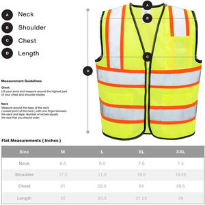 Gilet de sécurité réfléchissant personnalisé en gros, fabricant OEM, fournisseur, tissu polyester 120-160 GSM, marque privée, approvisionnement en vrac - Product Image 2