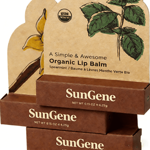 Caja de exhibición de lujo al por mayor para bálsamo labial holográfico, cilindro de papel impreso UV, embalaje de tubo brillante con relieve para cosméticos - Product Image 2