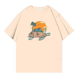 T-shirt en coton tricoté de haute qualité pour hommes, 100% coton, broderie personnalisée, manches courtes, impression numérique, col rond, coupe classique - Product Image 1