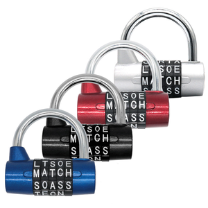 <span class=keywords><strong>Cadenas</strong></span> en U à combinaison alphanumérique en alliage de zinc, réinitialisable, pour la vente en gros et l'approvisionnement OEM - Product Image 1