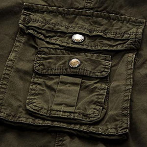 Shorts cargo athlétiques pour hommes, qualité supérieure, personnalisables OEM, avec grandes poches, motif uni, tenue décontractée pour l'entraînement - Product Image 5