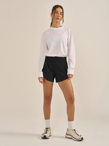 Shorts Bermuda Casuales de Verano para Mujer, 100% Algodón, Deportivos, Transpirables, de Secado Rápido, Cintura Elástica, Colores Personalizados, ODM OEM - Product Image 6