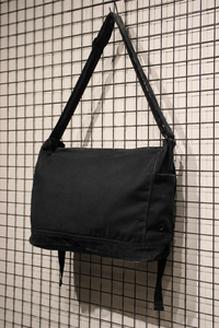 Sac à bandoulière en toile lavée, sacoche à fermeture éclair, sangle réglable, usage quotidien décontracté - Product Image 1