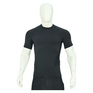 Chemises de compression sur mesure pour hommes et femmes, de haute qualité, 100 % polyester et coton, pour l'entraînement en salle de sport. - Product Image 2