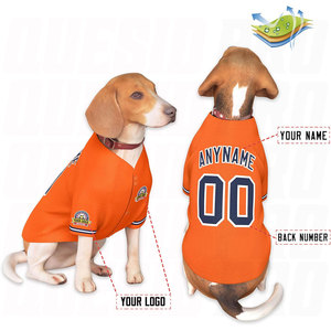 Camiseta de Verano para Perro, Jersey de Poliéster, Ropa para Mascotas con Estampado Deportivo, Camiseta de Béisbol para Perro de Alta Calidad y Ligera - Product Image 3