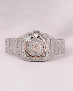 Reloj de Pulsera de Lujo con Diamantes Moissanite para Hombre, con Incrustaciones Completas de Piedras - Product Image 1