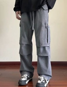 Pantalones Cargo de Lona para Hombre, Modernos, 100% Algodón, Cintura Alta, Casuales, Ecológicos, Máxima Comodidad, Estilo para Cualquier Ocasión, Ropa Urbana - Product Image 3