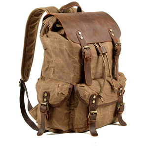 High Quality Multifunction Leather <b>Backpack</b> Bag Top Trending Product New Arrival Custom-Made Leather <b>Backpack</b> - Product Image 5
