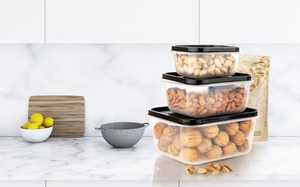 Boîte de conservation alimentaire transparente avec grille de drainage amovible pour viande, oignon, gingembre, fruits, légumes – Conteneur de fraîcheur pour réfrigérateur - Product Image 1