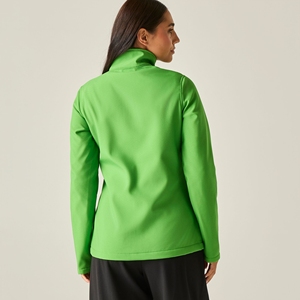 Chaqueta Softshell Personalizada para Mujer con Cuello Alto, Casual para Exteriores, Cierre Completo, Resistente al Viento, Bolsillos Utilitarios, Ligera y de Alto Rendimiento - Product Image 2