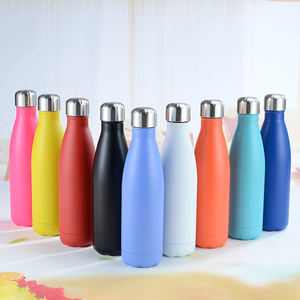 كوب حراري ترويجي موسمي بسعر المصنع، مصنوع من الفولاذ المقاوم للصدأ 304، معزول ومانع للتسرب، سعة 16 أونصة، مع إمكانية الطباعة المخصصة، على شكل زجاجة كولا - Product Image 5