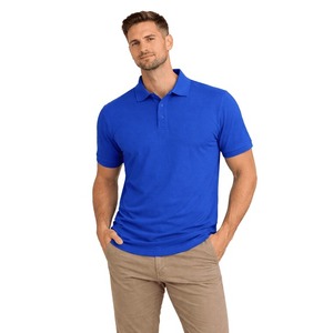 Camisa de Golf para Hombre, Manga Corta, Estampada, Color Marrón, Poliéster/Algodón, Logotipo Frontal, Tejido Transpirable, Corte Regular, Casual - Product Image 5