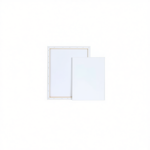 Tela per Pittura in Cotone Premium LIENZOS 50x60 con Cornice Bianca, Prodotto di Alta Qualità - Product Image 2