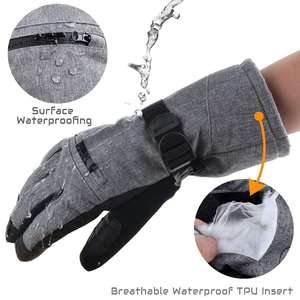 Fabrication directe en usine, gants de ski et de snowboard de qualité professionnelle, couleurs et logos sur mesure, gants les plus vendus. - Product Image 4