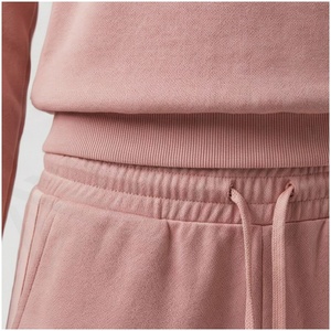 Conjunto Deportivo con Capucha Rosa para Mujer, Manga Larga, Color Sólido, Pantalones Deportivos Casuales con Bolsillos con Cordón, Ropa de Otoño - Product Image 5