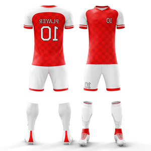ODM Men's Soccer Jersey Set OEM Football Uniform Team Wear Kits Sublimation Design <b>Compression</b> Rugby Sportswear Uniform Sets - Product Image 4