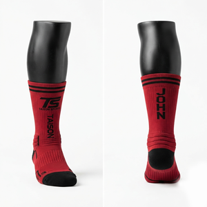 Chaussettes de lacrosse haut de gamme 200 GSM en laine/élasthanne, vert néon gris, tricotées, avec logo personnalisé, pour sports d'équipe, écologiques, pour hommes, séchage rapide, respirantes - Product Image 1