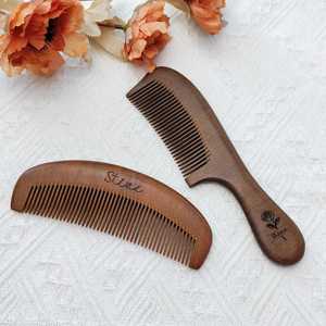 TimberTress Comb OakShine Comb LuxeWood Comb SilkGrain Comb RoyalRoot Peine Artesanía natural - Product Image 1