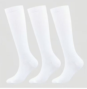 Chaussettes blanches pour hommes, toutes saisons, confortables, pour les sports de plein air - Product Image 1