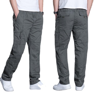 Pantalon de randonnée décontracté convertible en toile pour homme, séchage rapide, léger, respirant, avec boutons, style cargo, taille mi-haute, idéal pour l'extérieur en été - Product Image 5