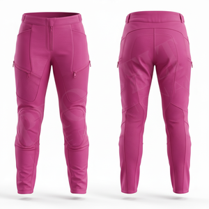 Pantalon de moto pour homme, pantalon de motard blindé et protecteur, tissu extensible respirant avec protections pour les genoux, pantalon de course moto - Product Image 5