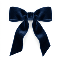 Ruban en velours simple face 25 mm Neelkamal Industries, 100 % polyester, résistant au rétrécissement, bleu marine, pour emballages cadeaux et nœuds