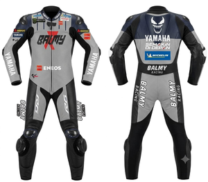 Men’s Ramaha Cowhide/Kangaroo Leather Track Racing 1Pc Suit Jumpsuit/Traje Motorcycle Gear Made To Measure CE <b>Level</b> 2 Protection - Product Image 1