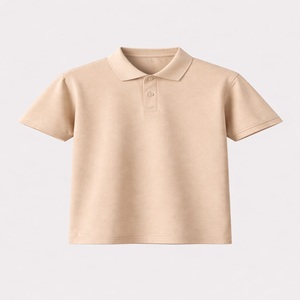 เสื้อโปโลแขนสั้นสีเขียวล้วนสำหรับผู้ชาย ผ้าฝ้ายอ๊อกซ์ฟอร์ด สวมใส่สบาย ระบายอากาศได้ดี ดีไซน์เรียบง่าย - Product Image 3