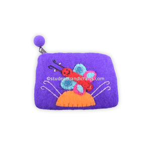 Monedero de Fieltro con Diseño de Mariposa - Product Image 3