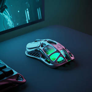 GravaStar Mercury M1 Pro Tri Mode Magnesium Alloy RGB Wireless Gaming <b>Mouse</b> - Product Image 5