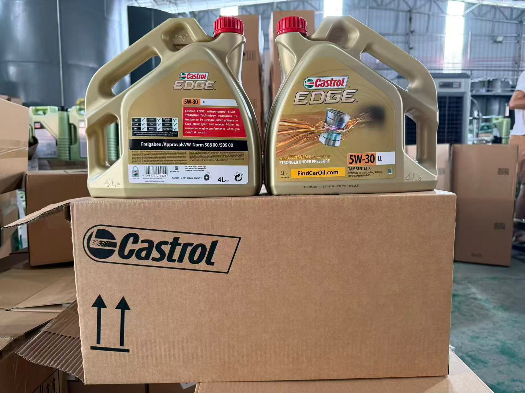 CASTROL EDGE 2W-20 Full Synthetic Engine Oil API SN SP Motor Lubricant for Gasoline Car Oil Parts Image 2
