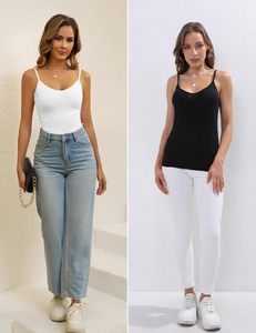 Débardeur Cami Personnalisé pour Femme – Léger, Respirant, en Mélange de Coton, Bretelles Fines, Coupe Ajustée, Extensible, Sous-vêtement Basique Tendance - Product Image 5