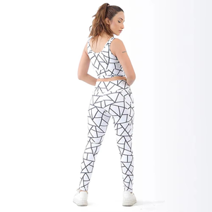 Conjuntos Deportivos para Mujer, Hechos a Medida, Manga Corta, Servicio OEM, Calidad Premium, Nueva Llegada, Bra Deportivo y Leggings para Gimnasio - Product Image 6