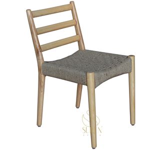 Chaise de salle à manger en bois de style moderne de qualité supérieure, usage commercial pour restaurant, prix imbattable, design industriel, origine Inde - Product Image 1