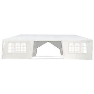 Tenda per Matrimoni ed Eventi all'Aperto 10 x 30 Piedi con 6 Pareti Laterali Rimovibili e 2 Ingressi - Product Image 4