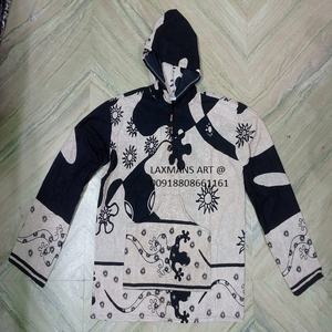 Chaquetas de verano estampadas de algodón unisex con cuello con capucha sudaderas con capucha de verano para hombres y mujeres - Product Image 4