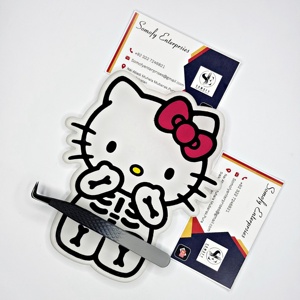 Logo personnalisé Nouveau Halloween Kitty Tile Extension de Cils Titulaire Palette Plateaux Durable Acrylique Outil Ensemble Durable Colle Plastique - Product Image 2