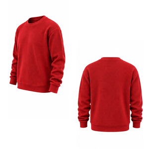 <b>Men</b> Waffle Knit Sweatshirt Crew Neck Textured Long Sleeve Casual <b>Thermal</b> Pullover <b>Top</b> Custom OEM Activewear Manufacturer Factory - Product Image 5