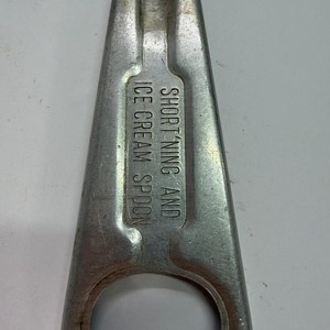 Cuchara de Aluminio Fundido Vintage para Grasa y Helado, Cuchara Metálica Resistente - Product Image 3