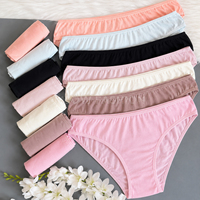 Culottes mi-hautes en coton pour femmes, imprimé floral, lot respirant pour usage quotidien, stock Bangladesh, sous-vêtements respirants pour femmes