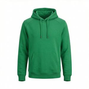 Sweat à capuche unisexe en coton lourd 100% coton, teint uni, avec logo personnalisé, coupe classique pour homme, streetwear d'automne, couleur personnalisable - Product Image 1