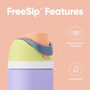 Borraccia Sportiva FreeSip in Acciaio Inox Isolato Senza BPA con Cannuccia per Sport e Viaggi - Product Image 4