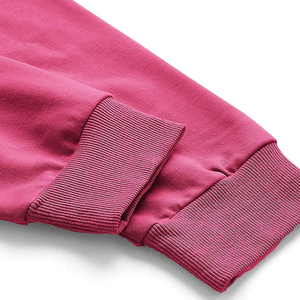 เสื้อฮู้ดครอปสำหรับผู้หญิง ผ้าฝ้ายผสมเนื้อนุ่ม โลโก้ด้านหน้า แขนยาว สวมใส่สบาย สไตล์สตรีทแฟชั่น - Product Image 4