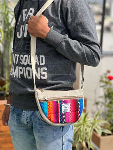 Nouvel arrivage de sacs ronds en chanvre sac à main bandoulière multi-usages élégant jute avec matériau en coton sacs à bandoulière durables sacs à provisions - Product Image 3